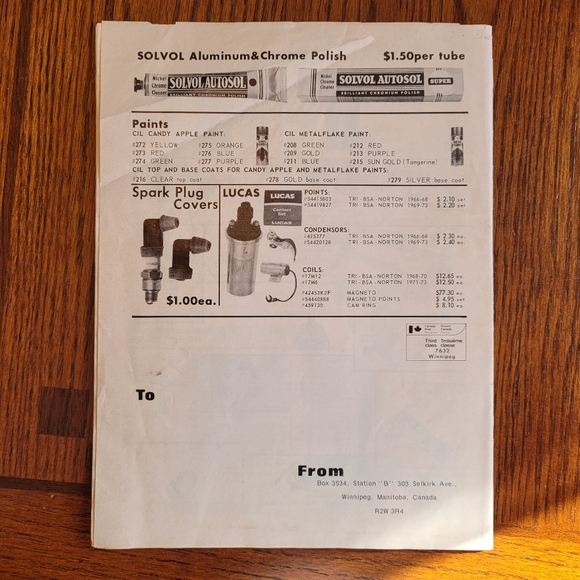 1973 Chariot Cycle Ltd / Motorcycle Shopping Book / Vintage - Picture 13 of 13